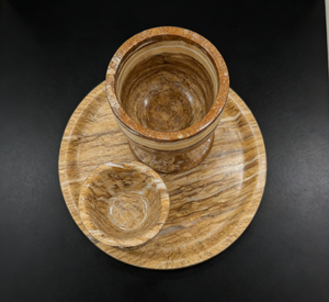 イタリア産ティラミスアイボリー色のティーカップ型トラバーチン装飾品、天然石を使ったダイニングルームやコーヒーテーブルのリフォームに - Product Image 6