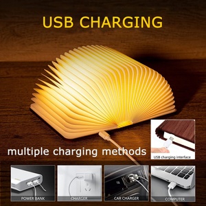 Lampe de nuit LED rechargeable par USB, lampe de livre pliable 3D, éclairer votre monde, cadeau d'anniversaire pour enfant, bébé, lampe de livre Lumio à 3 niveaux de luminosité - Product Image 3