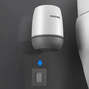 Accesorios de Baño, Portaescobillas de Inodoro Montado en la Pared, Juego de Escobillas de Inodoro de TPR, Escobilla de Inodoro de Silicona con Soporte - Product Image 2