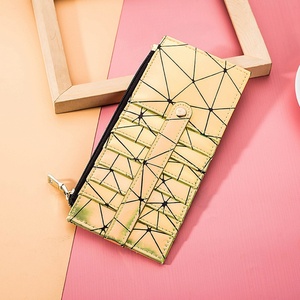 Portefeuille porte-cartes magique personnalisé Boshiho, portefeuille fin en PU diamant, porte-cartes de crédit intelligent, joli cadeau pour homme - Product Image 4