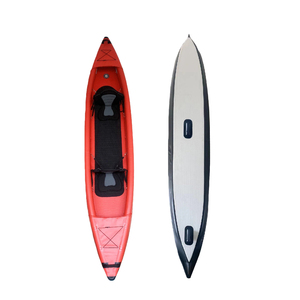 Kayak Doble Inflable <span class=keywords><strong>Kaya</strong></span> Rib, Ecológico, Resistente al Desgaste, Plegable, para Deportes Acuáticos, <span class=keywords><strong>Pesca</strong></span> y Recreación - Product Image 3