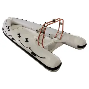 High Speed 17ft Semi-rigid Fiberglass Hull RIB 520 Inflatable Boats For Fishing