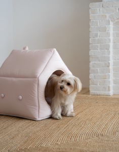 Anpassbares OEM Wasserdichtes Winter Luxus Indoor Tierhaus Hundebetten Katzenhöhle mit Hausrahmen - Product Image 4