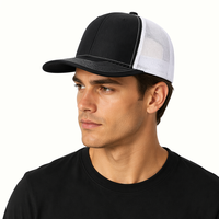 Casquette Trucker Richardson Style 112 en maille vierge avec logo brodé, visière légèrement incurvée à 6 panneaux, personnalisable, haute qualité OEM