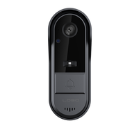 Sonnette WiFi avec interphone bidirectionnel, objectif grand angle, étanche IP65, réception à distance via application mobile