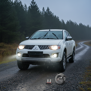 Juego de Faros Antiniebla LED Xenón Blancos para Mitsubishi L200 2010, Luces de Conducción Compatibles, Hechos en Turquía - Product Image 3