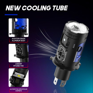 ไฟโปรเจคเตอร์ LED สว่างพิเศษ 130W หลอดไฟ LED โปรเจคเตอร์เลนส์แบบ Bi-LED ไฟสูง-ต่ำ สำหรับรถยนต์ รุ่น H4 - Product Image 6
