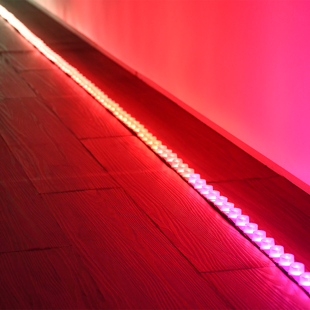 Flexible LED Washer Light DMX512 RGB Washer Architectural Lighting Linear RGB Lamp Strip IP65 Waterproof For City Building