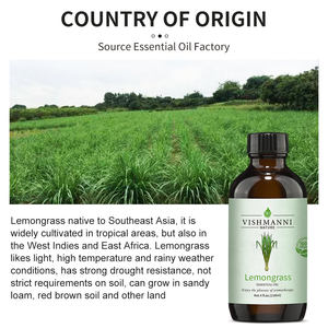 Aceite esencial de hierba de limón orgánico puro 100% de etiqueta privada para difusor de aromaterapia hidratante - Product Image 6