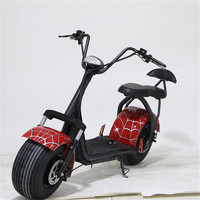 Scooter électrique Citycoco 1000w 2024, style tendance, 2 roues, pneus larges, avec certifications CE, EEC et COC