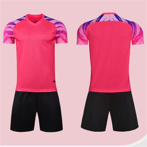 Tùy Chỉnh Thăng hoa Người Đàn Ông Của Bóng Đá Jersey Đặt Nhanh Chóng Khô Polyester Đồng Phục Bóng Đá Với Tự Động Cắt Bao Gồm Quần Short - Product Image 5