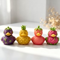 Silicone fruit-eend kaarsen- en cakevorm - niet-toxisch, hittebestendig & herbruikbaar, oven- en vaatwasmachinebestendig
