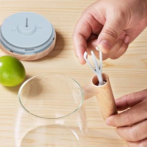 400ml Mixing Coffee USB Rechargeable <strong>Automatic</strong> Mixer Spill Proof Lid Glass <strong>Stirrer</strong> with Clear Shell Markings Cup Stirring Mug - Product Image 4