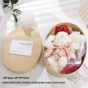Regali di Compleanno e di Benvenuto, Set <span class=keywords><strong>Regalo</strong></span> Creativo per Migliore Amica, Sapone Artigianale all'Olio di Cocco e Uva - Product Image 6