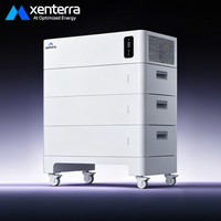 Xenterra 5~35kWh Klein Kantoor Energie Systeem All-in-One Stapelbare Solar Batterijpakket met Hybride Omvormers 5/6kW 220-240VAC