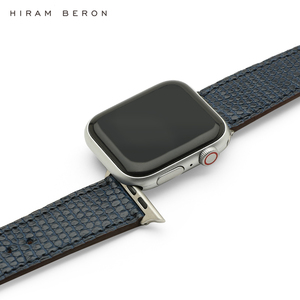 Bracelet de montre en cuir exotique style lézard sur mesure pour marque de <span class=keywords><strong>luxe</strong></span>, bracelet de montre texturé avec logo personnalisé, vente en gros en usine - Product Image 3