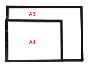 Magic A4 LED Tracing Pad pour enfants magnétique dessin boîte à lumière avec échelle papier DIY peinture dessin jouets - Product Image 2