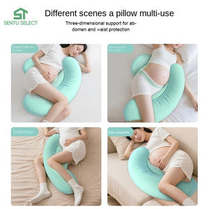 Oreiller <span class=keywords><strong>de</strong></span> <span class=keywords><strong>grossesse</strong></span> pour femmes enceintes, pour dormir, allaiter, période <span class=keywords><strong>de</strong></span> <span class=keywords><strong>grossesse</strong></span>, 100% polyester, protection <span class=keywords><strong>de</strong></span> la taille, oreiller pour dormir sur le côté - Product Image 2