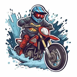 Motorcycle Printing Decal Die Cut Sticker Logo Personalizados Custom Vinyl Sticker