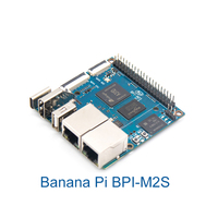 Le BPI-M2S Banana Pi d'origine est conçu avec la puce Amlogic A311D/S922x et prend en charge 2 ports LAN Gigabit 4 Go de RAM 16 Go EMMC