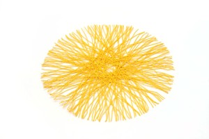 مفارش طاولة مصنوعة يدويًا بأسلوب زن آسيوي عالية الجودة وغير سامة بسمك 2 مم وقطر 38 سم مصنوعة من الورق المتين - Product Image 4