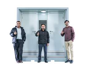 Kit de toilettes préfabriquées modulaires portables modernes Maisons Toilettes préfabriquées Cabine de toilettes publiques Cabine de salle de bain - Product Image 6