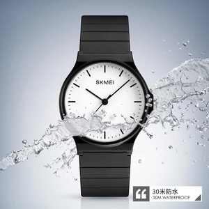 Reloj Skmei 1419 de Cuarzo para Hombre, Diseño Simple, 30M Resistente al Agua, Cronógrafo Deportivo, Correa Roja, Reloj de Pulsera, Relogio Feminino - Product Image 4