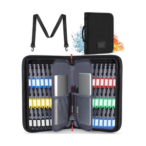 Étanche ignifuge 54 porte-clés grand Portable fermeture éclair pour <span class=keywords><strong>maison</strong></span> bureau poignée bandoulière inclus clé organisateur étui <span class=keywords><strong>sac</strong></span> - Product Image 1