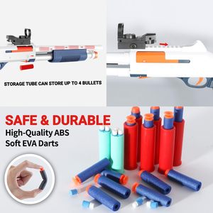 Modelos <span class=keywords><strong>de</strong></span> pistola <span class=keywords><strong>de</strong></span> juguete Dwi Dowellin, pistolas <span class=keywords><strong>de</strong></span> espuma (33 pulgadas), escopeta <span class=keywords><strong>de</strong></span> bala suave, diseño <span class=keywords><strong>de</strong></span> expulsión <span class=keywords><strong>de</strong></span> carcasa vacía - Product Image 6