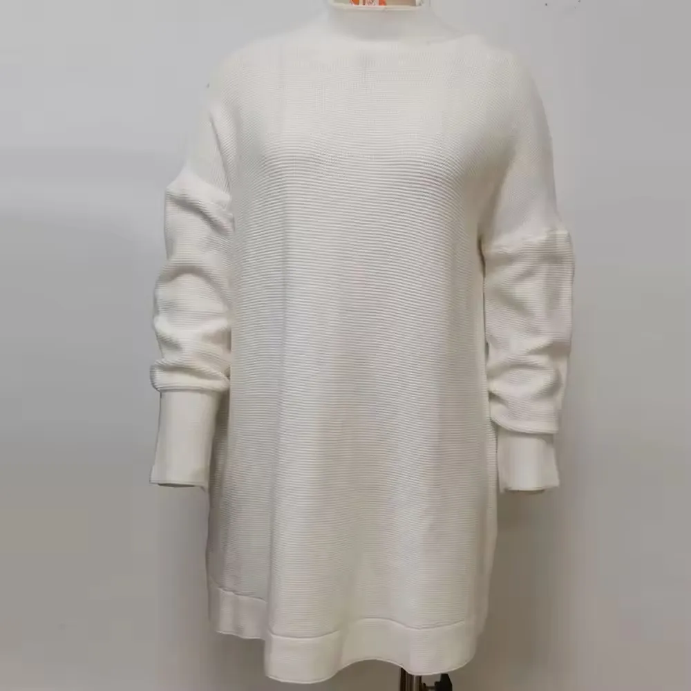 2024 Fall Sexy Sweater Dresses Cotton Women Long Sleeve Sweater Dress One Piece Cute Knitted Sweater Dress Women Clothing