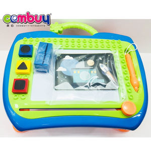 Обучающая доска для письма, игрушки <span class=keywords><strong>2</strong></span> в 1, Детский конструктор - Product Image 5