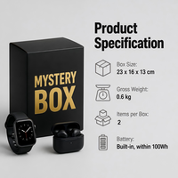 Groothandel Mystery Box 3C Elektronica 2 Stuks Willekeurige Selectie Smartwatch TWS Oordopjes Camera of Meer Cadeaubox Bulk Wederverkoop