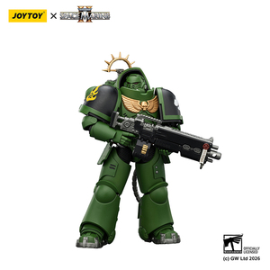 Figura de Acción Coleccionable Joytoy Dark Source <span class=keywords><strong>Warhammer</strong></span> 40k Edición Juego Salamanders Heavy Intercessor Escala 1/18 Modelo Articulado - Product Image 3
