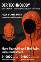 Veste de travail à capuche personnalisée en coque rigide, coupe-vent, imperméable, pour couples, avec logo imprimé, vente en gros, légère, technique