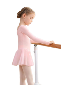 Logo kustom rok balet anak-anak lengan panjang <span class=keywords><strong>leotard</strong></span> grosir <span class=keywords><strong>leotard</strong></span> balet untuk anak perempuan - Product Image 4