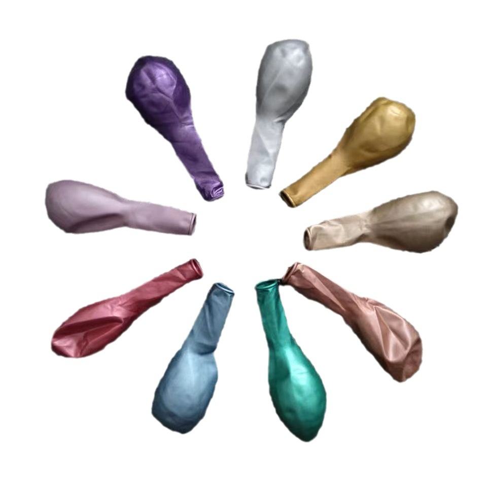 Wholesale 50pcs/bag 12 Inch 2.8g Chrome Metal Latex Balloon Wedding Christmas Parties Graduation Valentine's Day Celebrations