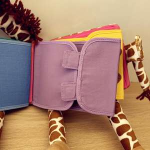 Corea del sud multifunzionale verde trafficato porta libri Montessori formazione precoce giraffa fibbia pulsante per alleviare lo Stress in Velcro - Product Image 5