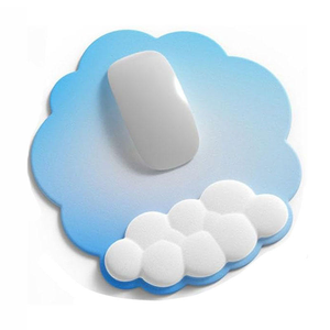 Cloud Shape Memory Foam /Silicone Wrist Rest Cushion Mouse Mat <strong>Computer</strong> Mouse Pad Soft Keyboard Pad for Desk <strong>Setup</strong> - Product Image 5