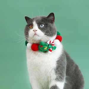Collier de Noël pour chien et chat en polaire brodé, 18 pouces, accessoire décoratif pour animaux de compagnie pour se déguiser en période des fêtes - Product Image 5