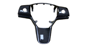 Kit de volant à <span class=keywords><strong>3</strong></span> branches pour <span class=keywords><strong>Tesla</strong></span> <span class=keywords><strong>Model</strong></span> <span class=keywords><strong>3</strong></span>/Y, revêtement en fibre de carbone brillant/mat, accessoires de volant - Product Image 3