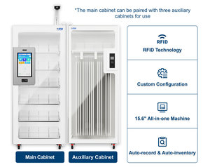 Customized Ic Card Login Method Smart <b>Parcel</b> <b>Box</b> Metal Storage Locker Rfid Medical Cabinets Door Locks Cabinet Rfid Xz- Rf690lm - Product Image 3