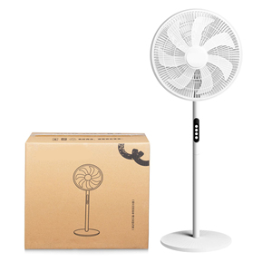 YIHAN Solar Powered Plastic Pedestal <b>Fan</b> Oscillating Function 5 Blades Adjustable Height Brushed Motor <b>Remote</b> <b>Control</b> 30 DB - Product Image 2