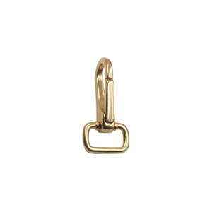 Fermoir mousqueton robuste oeil carré mousquetons pivotants en laiton massif - Product Image 6