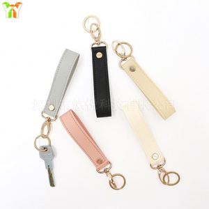 Minimalist PU Leather Keychain Wristlet Strap <b>Key</b> <b>Ring</b> <b>Bag</b> Charm Elegant <b>Key</b> Strap Long Keychain for Men Women - Product Image 2