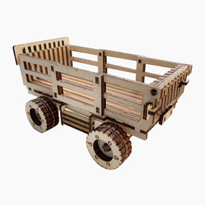Jouets éducatifs DIY <span class=keywords><strong>Tracteur</strong></span> Jigsaw <span class=keywords><strong>3D</strong></span> Assemblé à la main <span class=keywords><strong>Puzzle</strong></span> en bois - Product Image 3
