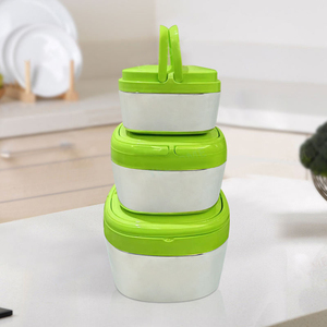 YJM929 Calentador de alimentos grande 2-5-10 <span class=keywords><strong>litros</strong></span> Fábrica Venta caliente Ollas grandes Cuadradas 3PCS Juego de ollas - Product Image 1