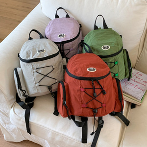 Sacs à dos légers et multifonctionnels de grande capacité, imperméables, pliables, avec logo personnalisé et motif géométrique, vente en gros - Product Image 1