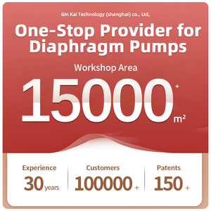 Gk 1.5 "इंच प्लास्टिक पीपी न्यूमेटिक डबल डायाफ्राम पंप ठोस कणों के लिए विषम वायु पंप भारी पानी हस्तांतरण - Product Image 6