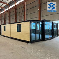 Maisons modulaires de maison de conteneur extensible préfabriquée de luxe de 20 pieds 30 pieds 40 pieds à vendre