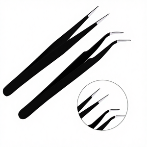 Pinzas de Manicura Antiestáticas con Punta Puntiaguda, Duraderas, de Acero Inoxidable, Herramientas para Uñas que Incluyen Brocas, Clips y Codos, Calidad Premium - Product Image 4